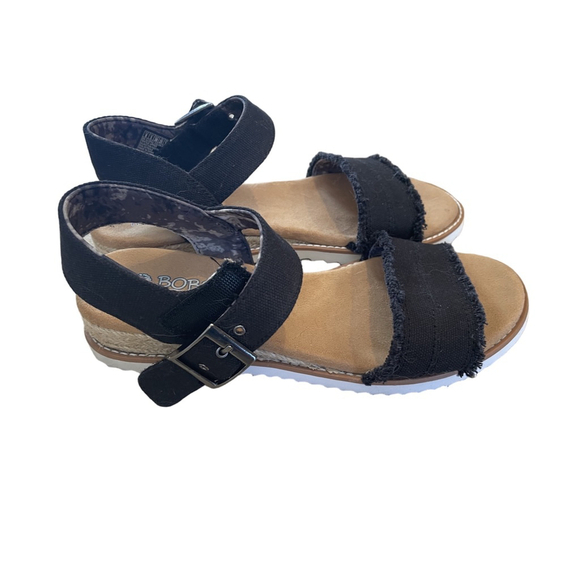 Skechers Desert Kiss Adobe Princess Sandal Black Women Size 8 - Picture 4 of 7